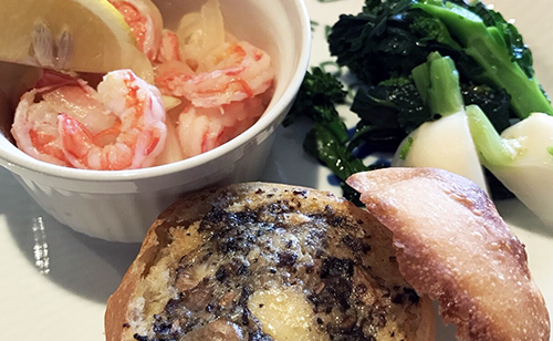 パングラタンと小エビのワンプレート